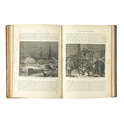 103 - Whymper, F The Sea Its stirring story of Adventure, Peril and heroism, four volumes, steel engraving... 