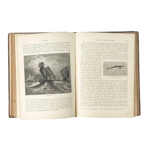 103 - Whymper, F The Sea Its stirring story of Adventure, Peril and heroism, four volumes, steel engraving... 