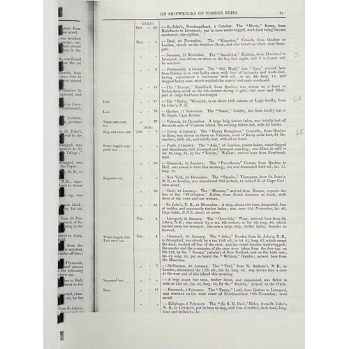 109 - Reference and Ships Lost Twenty works All facsimile (or photocopies), ring bound. ‘Prizes of War - W... 