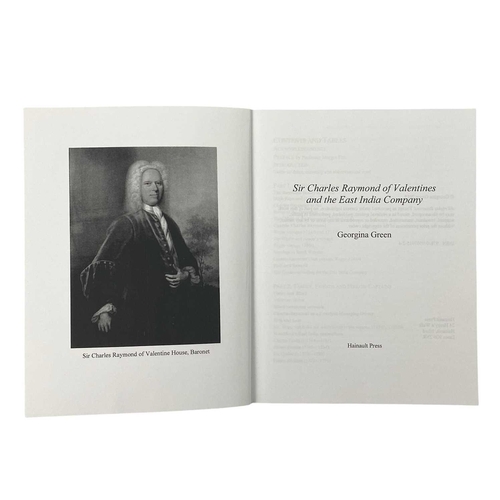 111 - The East India Companies Nineteen works Green, G. (2015) Sir Charles Raymond of Valentines and the E... 