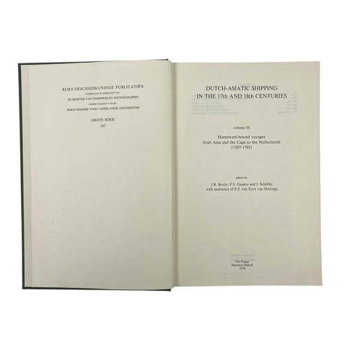 113 - (Dutch East India Company) VOC Bruijn, J.R. et al. (1979a) Dutch-Asiatic Shipping in the 17th and 18... 