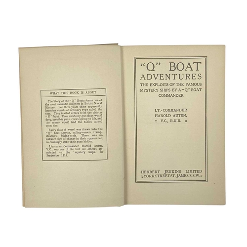 117 - Submarines and U-Boats Twenty seven works Rear-Admiral Gordon Campbell. (1928) My Mystery Ship. 1st ... 