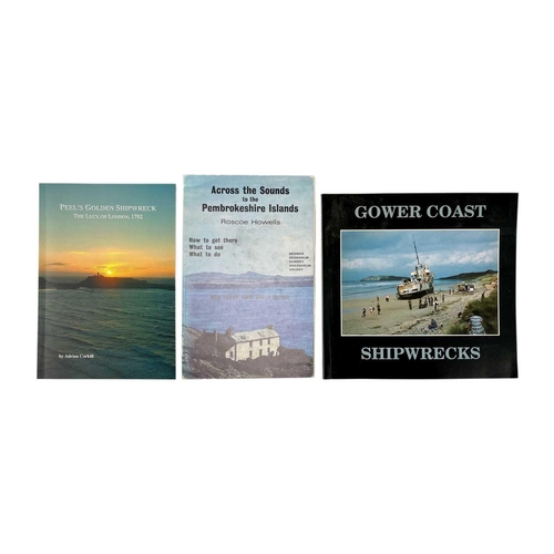 126 - (Shipwrecks) Wales and The Irish Sea Thrity five works A mixture of hardbacks, limpbacks and booklet... 