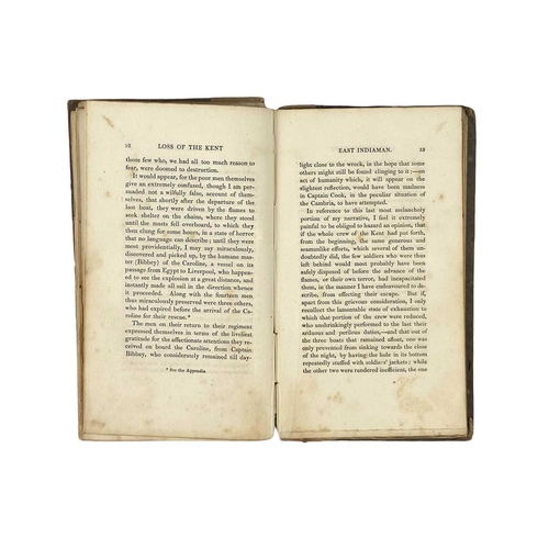 127 - Shipwrecks Seventeen works (1826) A Narrative of the Loss of The Kent East Indiaman, By Fire, In The... 