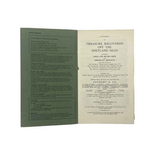 130 - Treasure Hunting Sixteen works Sotheby & Co. (no date) Treasure Recovered from off the Shetland Isle... 