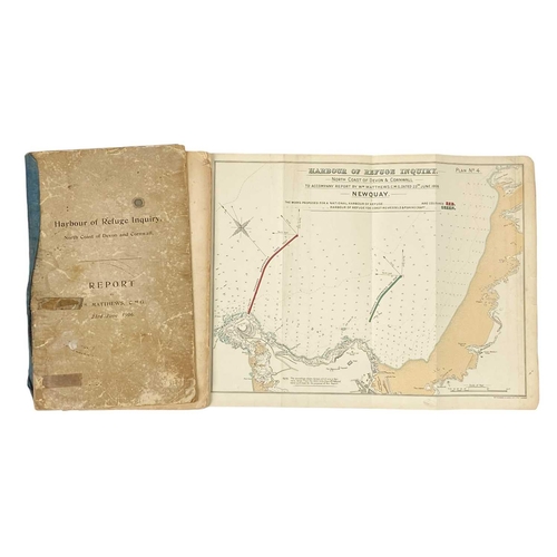 142 - William Matthews C.M.G Harbour of Refuge inquiry North Coast of Devon and Cornwall First edition, ex... 