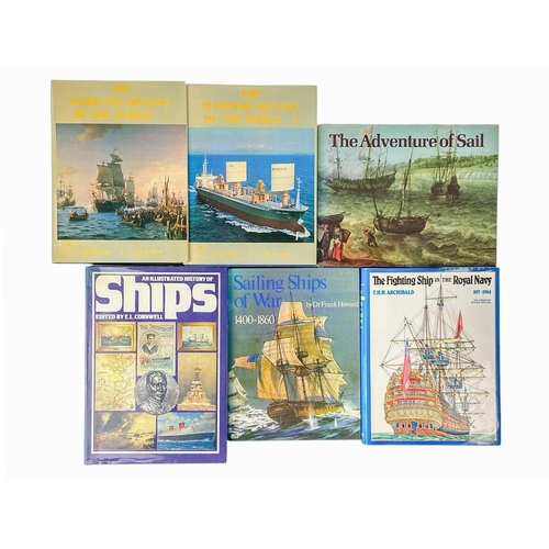 156 - Maritime History and Reference A very good collection Haws, D. and Hurst, A.A. (1985) The Maritime H... 