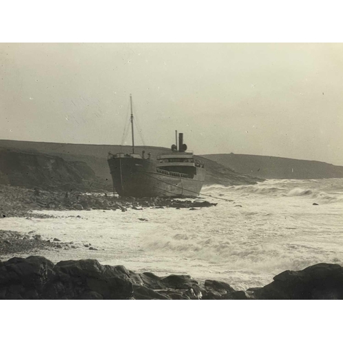 159 - Shipwreck Photographs Porthleven, Loe Bar, Praa Sands, Perranuthnoe, Prussia Cove HMS. Anson. 32-pon... 