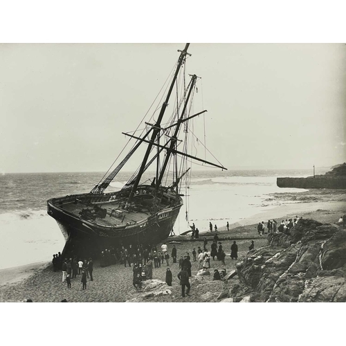 159 - Shipwreck Photographs Porthleven, Loe Bar, Praa Sands, Perranuthnoe, Prussia Cove HMS. Anson. 32-pon... 