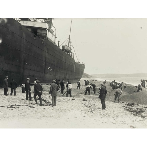 159 - Shipwreck Photographs Porthleven, Loe Bar, Praa Sands, Perranuthnoe, Prussia Cove HMS. Anson. 32-pon... 