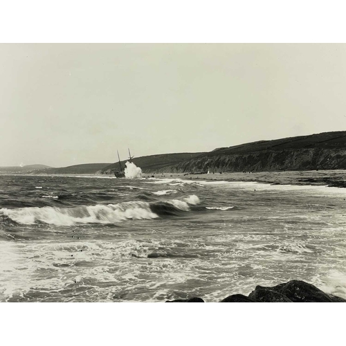 159 - Shipwreck Photographs Porthleven, Loe Bar, Praa Sands, Perranuthnoe, Prussia Cove HMS. Anson. 32-pon... 