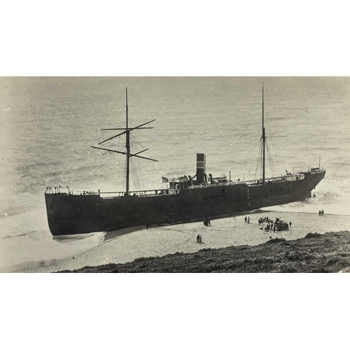 159 - Shipwreck Photographs Porthleven, Loe Bar, Praa Sands, Perranuthnoe, Prussia Cove HMS. Anson. 32-pon... 