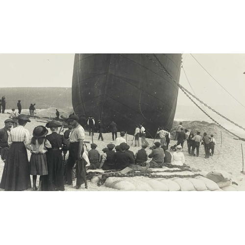 159 - Shipwreck Photographs Porthleven, Loe Bar, Praa Sands, Perranuthnoe, Prussia Cove HMS. Anson. 32-pon... 