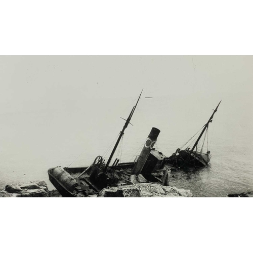 160 - Shipwreck Photographs The Lizard, Mullion, Porthallow &c. &c. Gibson postcard showing the barque 'Gl... 