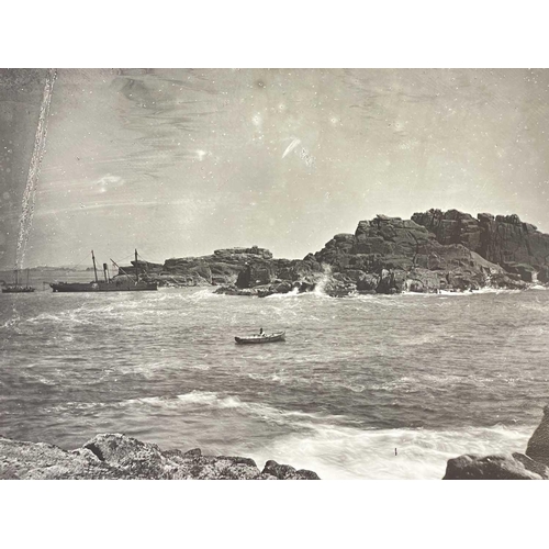 161 - Shipwreck Photographs The Isles of Scilly A Gibson produced image which shows diving on the ss.Zelda... 