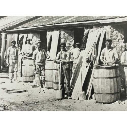 163 - Charlestown, Cornwall Historic photos of life within the village Including cooperage workers making ... 