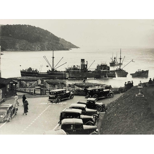 167 - Shipwreck Photographs South Devon Glen Strathallan, three original photographs of the scuppered wrec... 