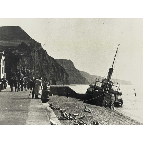 167 - Shipwreck Photographs South Devon Glen Strathallan, three original photographs of the scuppered wrec... 