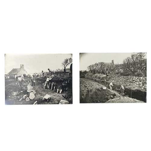 168 - Shipwreck Photographs The Isles of Scilly The 'ss.Brinkburn' aground on Maiden Bower, Bryher, 15th D... 