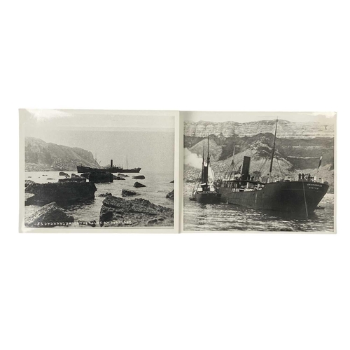 171 - Shipwreck Photographs Dorset Coast A mix of mostly later prints, printed annotations to versos, wrec... 