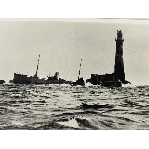 175 - Shipwreck Photographs Land's End, Penwith, Porthcurnow &c. &c. Three images taken in Gamper Bay, Lan... 