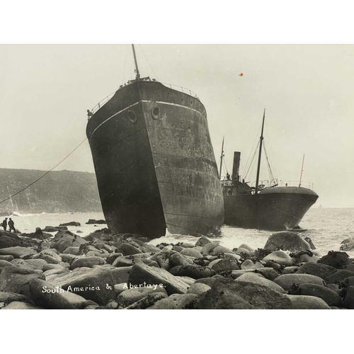 175 - Shipwreck Photographs Land's End, Penwith, Porthcurnow &c. &c. Three images taken in Gamper Bay, Lan... 