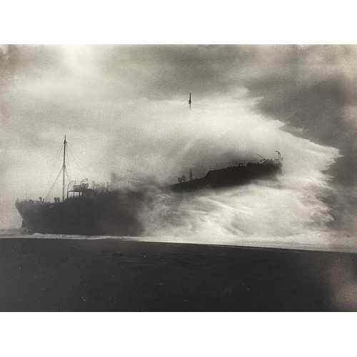 176 - Shipwreck Photographs The Gibsons of the Scilly Islands. Five large photographs Showing two views of... 