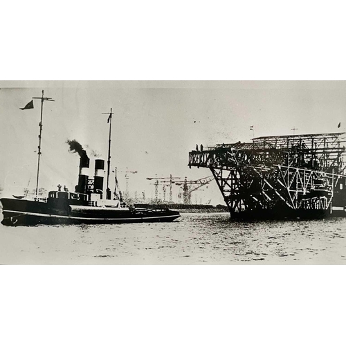 177 - Shipwreck Photographs South Cornwall, Falmouth and Fowey Two later prints of Marguerite, 1922, Talla... 