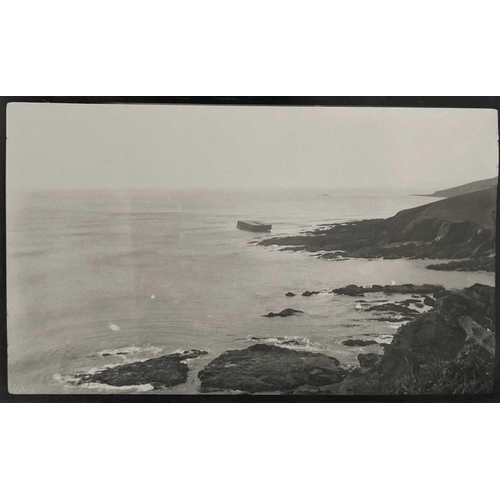 177 - Shipwreck Photographs South Cornwall, Falmouth and Fowey Two later prints of Marguerite, 1922, Talla... 