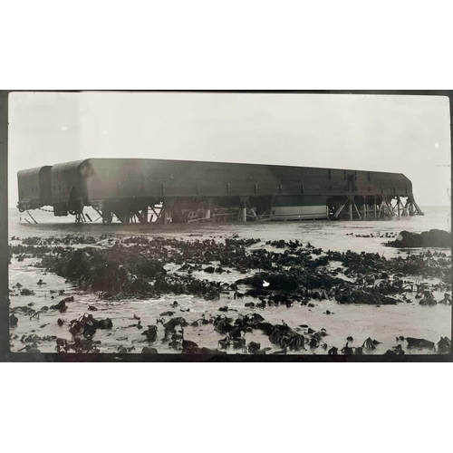 177 - Shipwreck Photographs South Cornwall, Falmouth and Fowey Two later prints of Marguerite, 1922, Talla... 