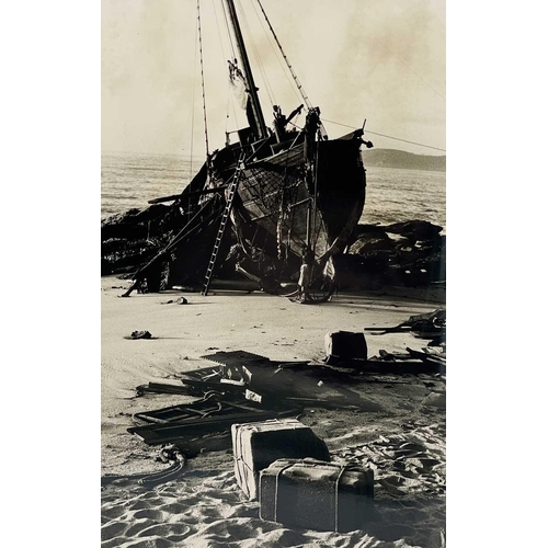 177 - Shipwreck Photographs South Cornwall, Falmouth and Fowey Two later prints of Marguerite, 1922, Talla... 