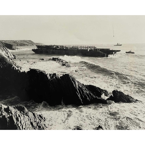 177 - Shipwreck Photographs South Cornwall, Falmouth and Fowey Two later prints of Marguerite, 1922, Talla... 