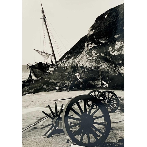 177 - Shipwreck Photographs South Cornwall, Falmouth and Fowey Two later prints of Marguerite, 1922, Talla... 