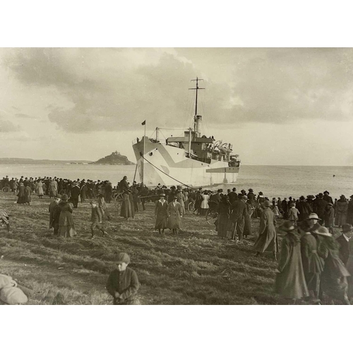 178 - Shipwreck Photographs South Cornwall, Penzance and Mounts Bay &c. &c. The 'Jeane Horten'se', beached... 