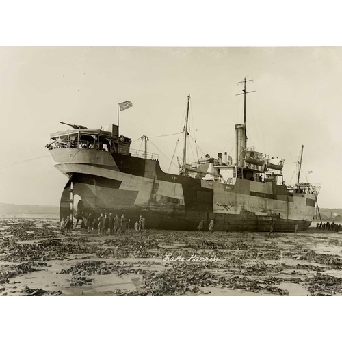 178 - Shipwreck Photographs South Cornwall, Penzance and Mounts Bay &c. &c. The 'Jeane Horten'se', beached... 