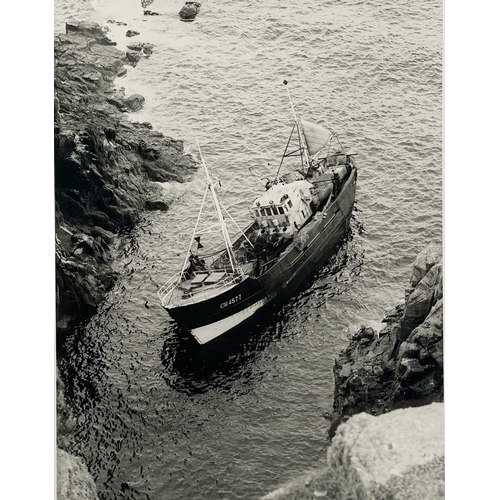 178 - Shipwreck Photographs South Cornwall, Penzance and Mounts Bay &c. &c. The 'Jeane Horten'se', beached... 