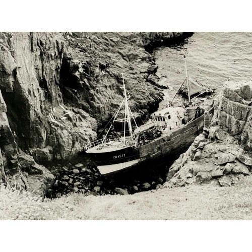 178 - Shipwreck Photographs South Cornwall, Penzance and Mounts Bay &c. &c. The 'Jeane Horten'se', beached... 