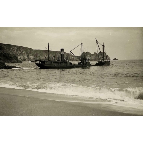 179 - Shipwreck Photographs Porthcurnow, Penwith, Penzance &c. &c. An F.E. Gibson postcard of the 'Granite... 