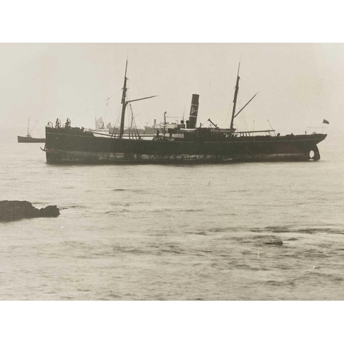 179 - Shipwreck Photographs Porthcurnow, Penwith, Penzance &c. &c. An F.E. Gibson postcard of the 'Granite... 