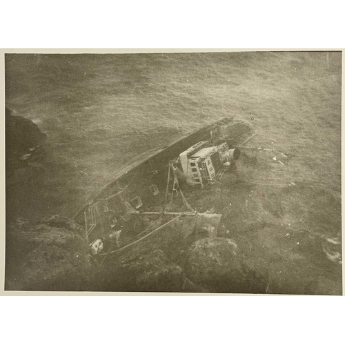 179 - Shipwreck Photographs Porthcurnow, Penwith, Penzance &c. &c. An F.E. Gibson postcard of the 'Granite... 