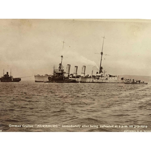 180 - Scapa Flow, June 21st, 1919 A Souvenir Set of Photographs Depicting the Sinking of the German Ships,... 