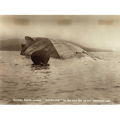 180 - Scapa Flow, June 21st, 1919 A Souvenir Set of Photographs Depicting the Sinking of the German Ships,... 