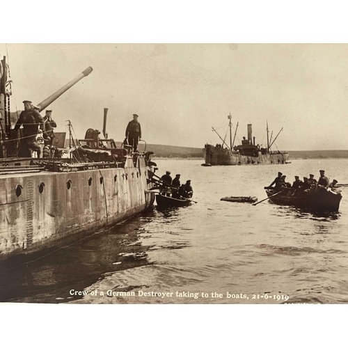 180 - Scapa Flow, June 21st, 1919 A Souvenir Set of Photographs Depicting the Sinking of the German Ships,... 