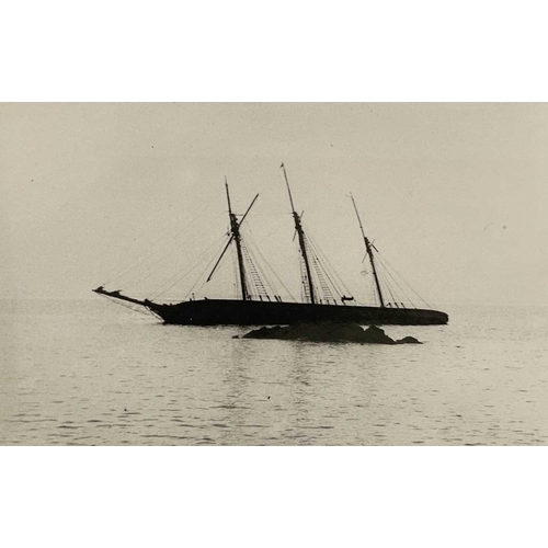 181 - Shipwreck Photograph Mullion, Coverack, The Lizard &c. &c, Twenty photographs of the 'MV. Shoreham',... 