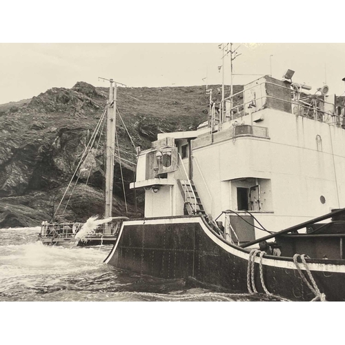 181 - Shipwreck Photograph Mullion, Coverack, The Lizard &c. &c, Twenty photographs of the 'MV. Shoreham',... 