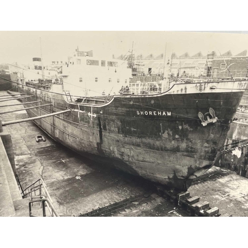 181 - Shipwreck Photograph Mullion, Coverack, The Lizard &c. &c, Twenty photographs of the 'MV. Shoreham',... 