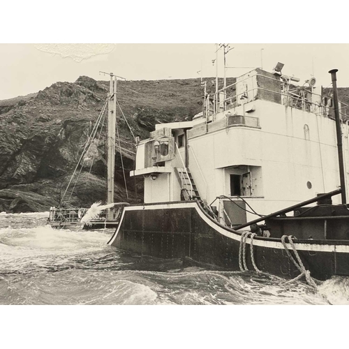 181 - Shipwreck Photograph Mullion, Coverack, The Lizard &c. &c, Twenty photographs of the 'MV. Shoreham',... 