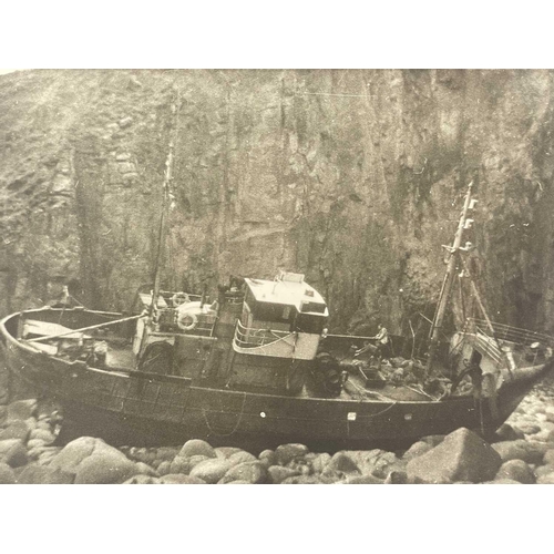 182 - Shipwreck Photographs Porthgwarra, Porthcurnow, Mounts Bay and Lands's End &c. &c. Three views of th... 