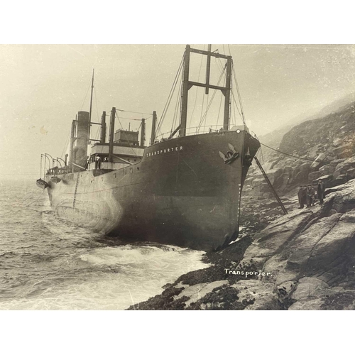 182 - Shipwreck Photographs Porthgwarra, Porthcurnow, Mounts Bay and Lands's End &c. &c. Three views of th... 