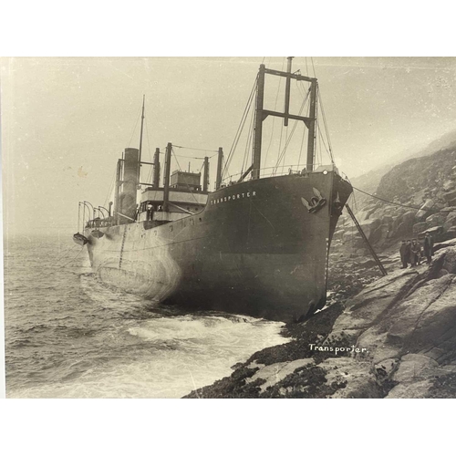 182 - Shipwreck Photographs Porthgwarra, Porthcurnow, Mounts Bay and Lands's End &c. &c. Three views of th... 